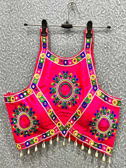 YNF Designer Heavy Silk Sleeveless Blouse with Fancy Back (Sizes 38-42 Available)