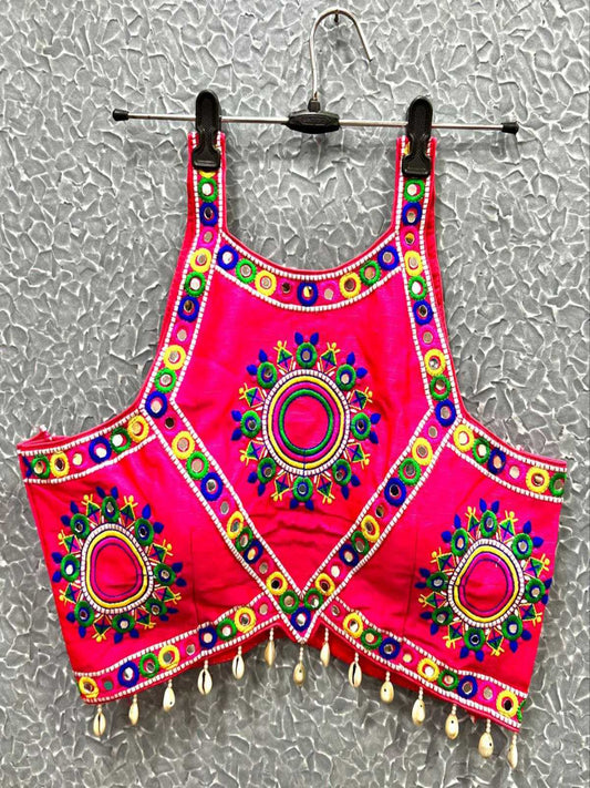 YNF Designer Heavy Silk Sleeveless Blouse with Fancy Back (Sizes 38-42 Available)