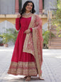 ES Shimmer Vichitra  Gown with Rich Sequins Embroidered work