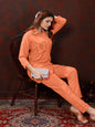 MV Elegant Maaza Cotton Handwork Cord-Set in Five Designs & Colors