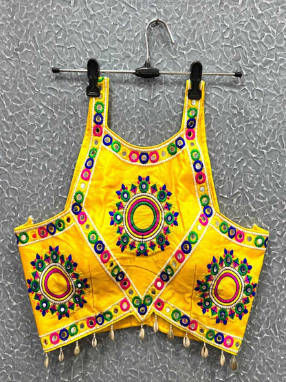 YNF Designer Heavy Silk Sleeveless Blouse with Fancy Back (Sizes 38-42 Available)