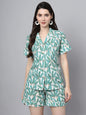 Divena Floral Multi Color Pure Cotton Printed Night Suit