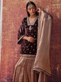 YNF Ready-to-Wear Heavy Viscose Velvet Kurti & Sequence Palazzo Set
