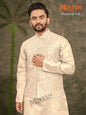 ES Heavy Banglori Silk Kurta-Pant-Koti Set  for a premium look