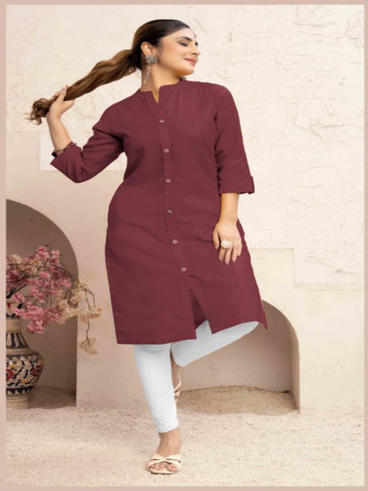 MV Five Color Breathable Magic Cotton Kurti, Sizes S to 3XL JUST @ 489/-