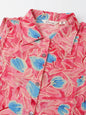 Divena Floral Print Rayon A-Line Midi Dress with attached Sleeves