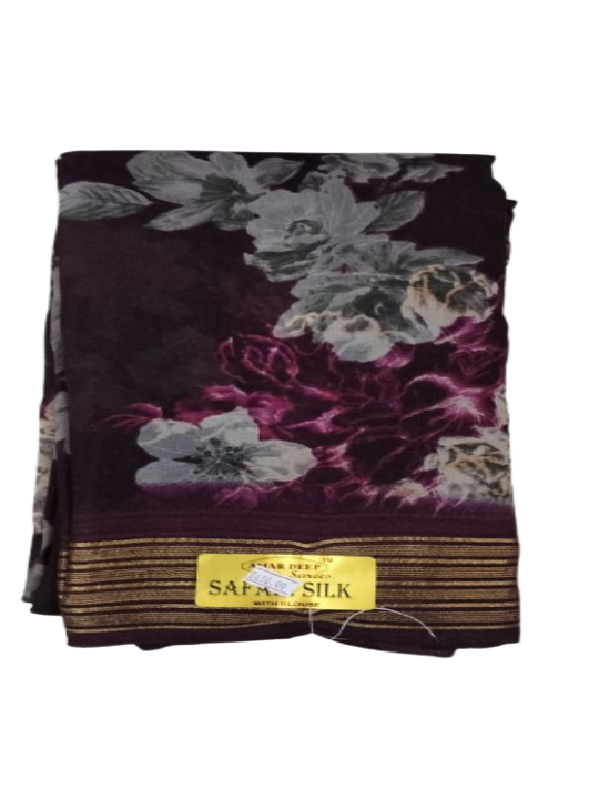 ShinySelect Soft & comfortable Georgette saree for daily use Jamuni
