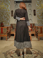 Divena Women's A-Line Black Rayon Kurta - SSDK0118 Black
