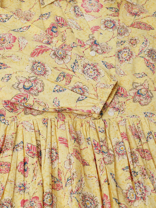 Divena Paisley Printed Cotton Dress for Women - SSDK1034_42_43