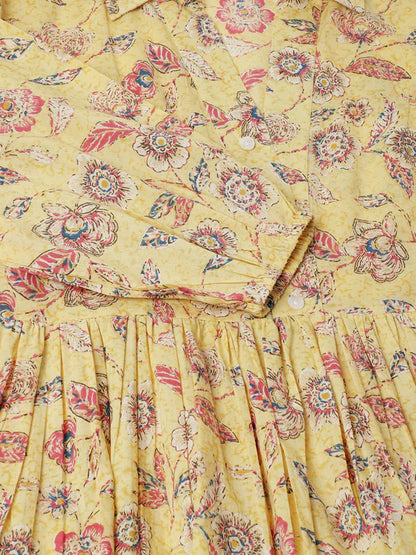 Divena Paisley Printed Cotton Dress for Women - SSDK1034_42_43