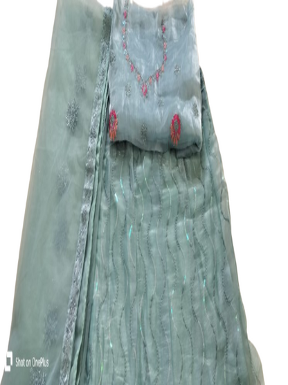 ShinySelect Women Jimmy Choo stylis partywear Lehenga with stone work & blouse piece (Jimmy Choo)