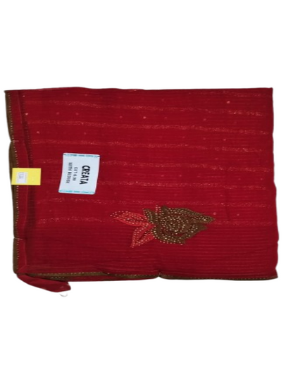 ShinySelect Soft & comfortable Georgette saree with blouse piece
