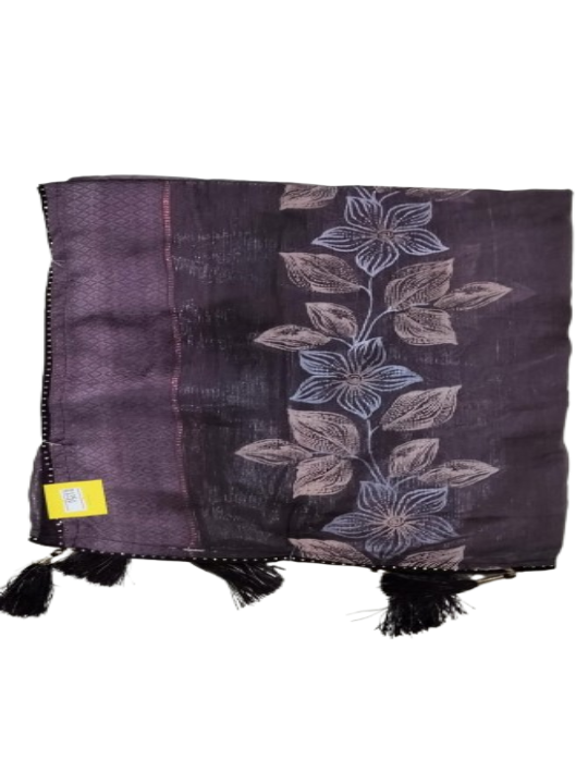 ShinySelect Soft & comfortable Silk saree with blouse piece Jamuni