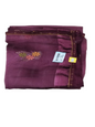 ShinySelect soft Chiffon saree with blouse piece & light stone Purple