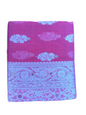 ShinySelect Cotton Saree with threaded border Pink