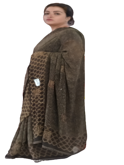 ShinySelect Soft & comfortable Georgette saree with light stone work