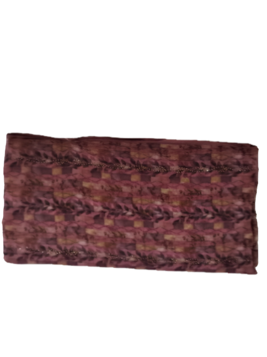 ShinySelect Soft & comfortable Georgette saree with light stone work Light Pink
