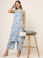 Divena Cream Printed Rayon Fabric Straight Kurta & Bottom in Seven Diff Colors