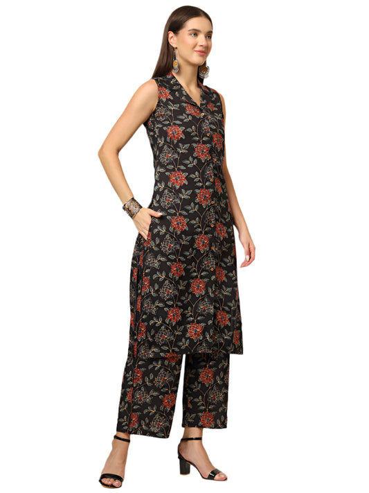 Divena Cream Printed Rayon Fabric Straight Kurta & Bottom in Seven Diff Colors