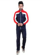 Full Sleeves Tracksuit for Men (Red & Blue, S-2XL)
