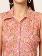 Divena Floral Print A-Line Midi Dress