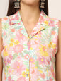 Divena Cream Printed Rayon Fabric Straight Kurta & Bottom in Seven Diff Colors