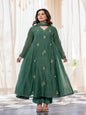 AA Viscose Silk Anarkali Kurta Set with Chanderi Dupatta and Pant
