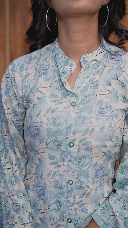 MV Premium Designer Rayon Long Cord-Set in Five Designs & Colors