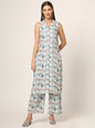 Divena Cream Printed Rayon Fabric Straight Kurta & Bottom in Seven Diff Colors