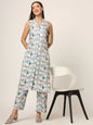 Divena Cream Printed Rayon Fabric Straight Kurta & Bottom in Seven Diff Colors