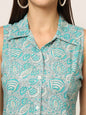 Divena Floral Print A-Line Midi Dress
