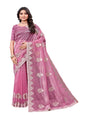 Shiny Select Partywear Lily Net Sarees Pink